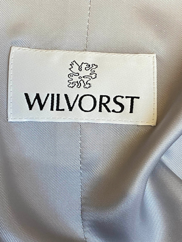Elegante Hochzeitsweste in Elfenbein mit Plastron, Größe 54 von Wilvorst