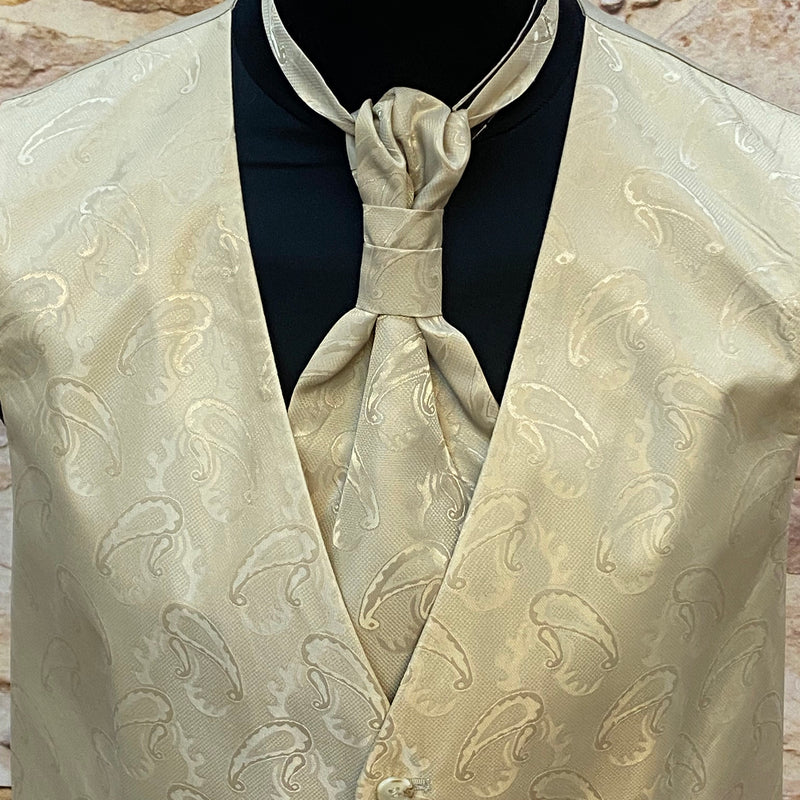 Hochwertige Hochzeitsweste in Beige von Studio Coletti, Größe 52