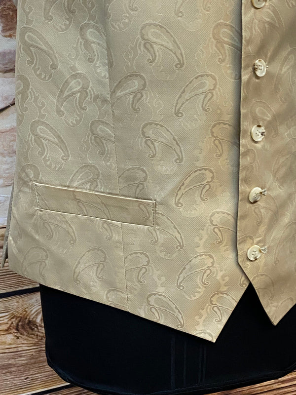 Hochwertige Hochzeitsweste in Beige von Studio Coletti, Größe 52