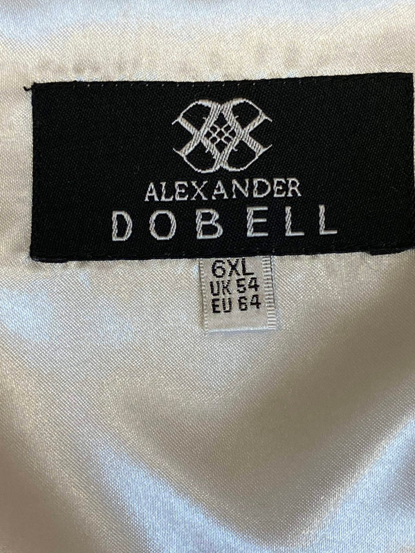 Elegante Herrenweste von Alexander Dobell in Cremefarben, Größe 64