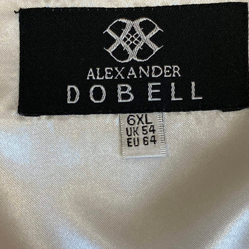Elegante Herrenweste von Alexander Dobell in Cremefarben, Größe 64