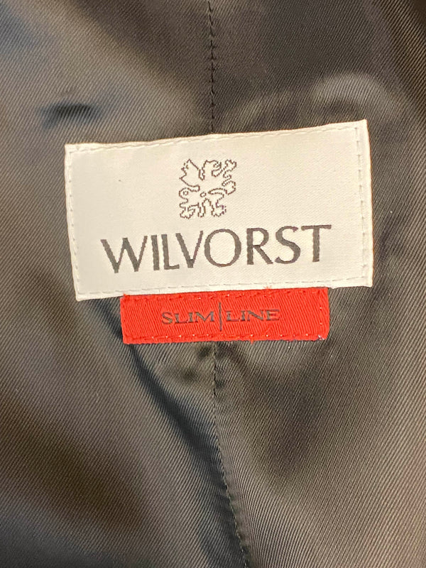 Edle Weste mit Plastron in Schwarz von Wilvorst, Größe 50