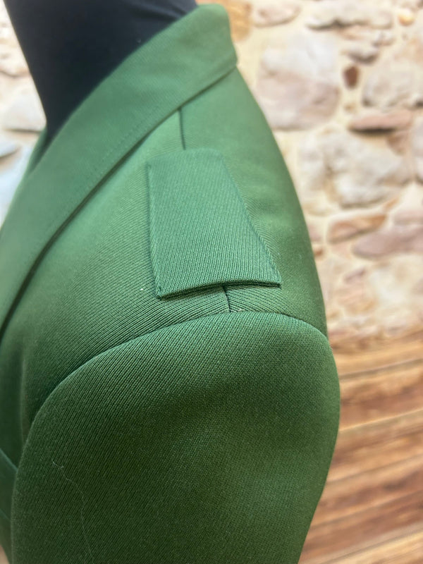Vintage Uniformjacke Grün – Größe ca. 50
