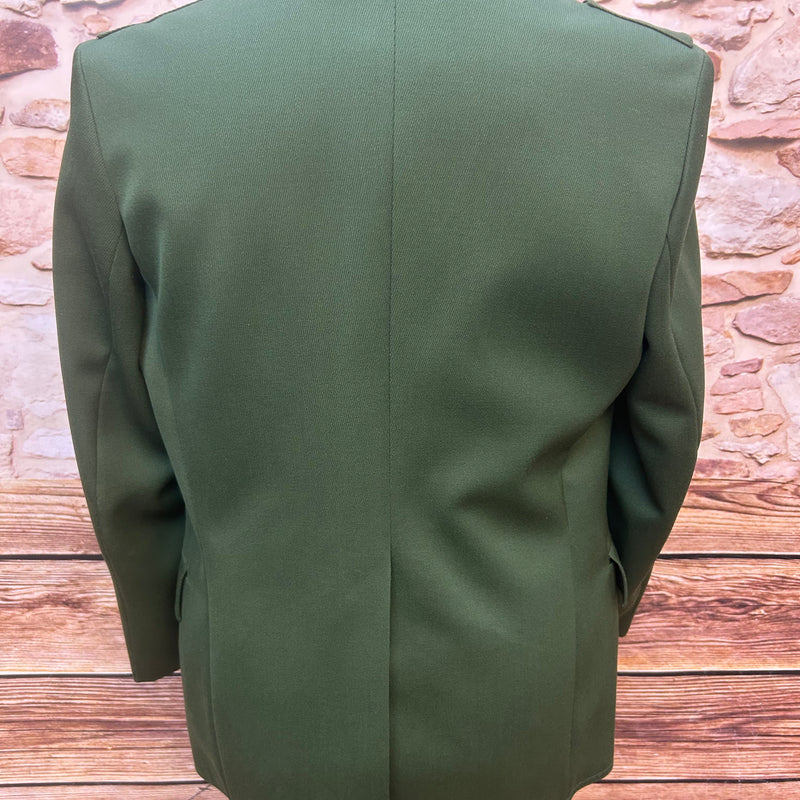 Vintage Uniformjacke Grün – Größe ca. 50
