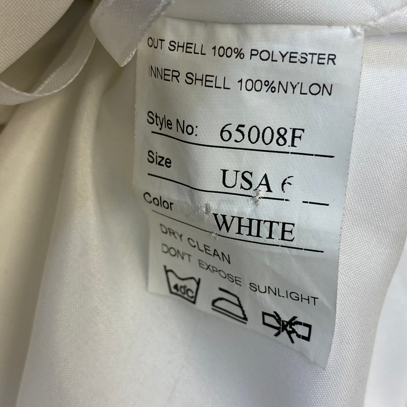 Kommunionjacke Mädchen Weiß mit Rüschen – festliche Bolerojacke Gr. 128