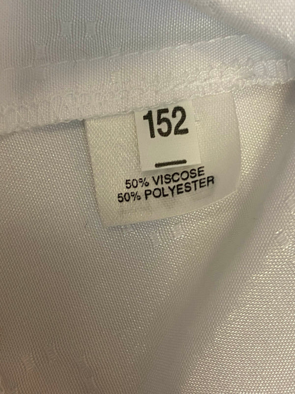 Kommunion Bolero Mädchen Weiß – festliche Jacke mit feinem Muster Gr. 152, Ansicht 4