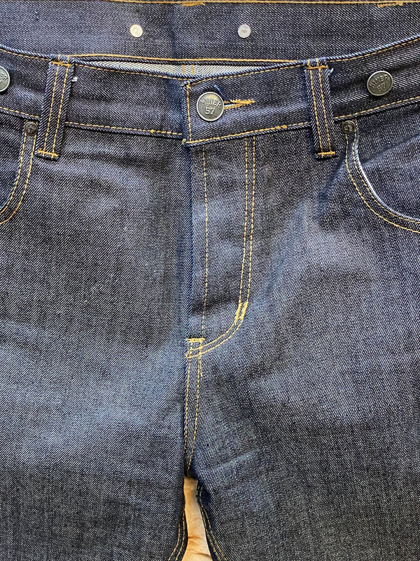 50er Jahre  Jeans, Trousers, Blue-Denim Gr.38