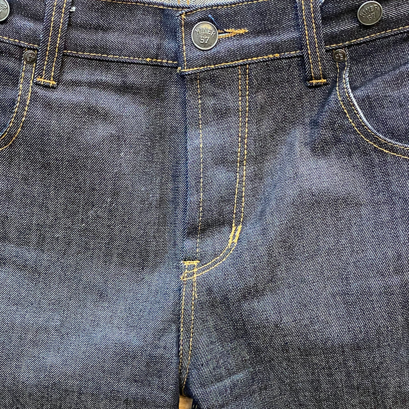 50er Jahre  Jeans, Trousers, Blue-Denim Gr.38