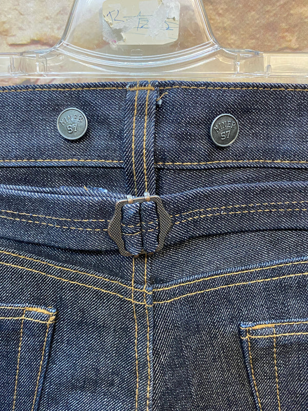 50er Jahre  Jeans, Trousers, Blue-Denim Gr.38