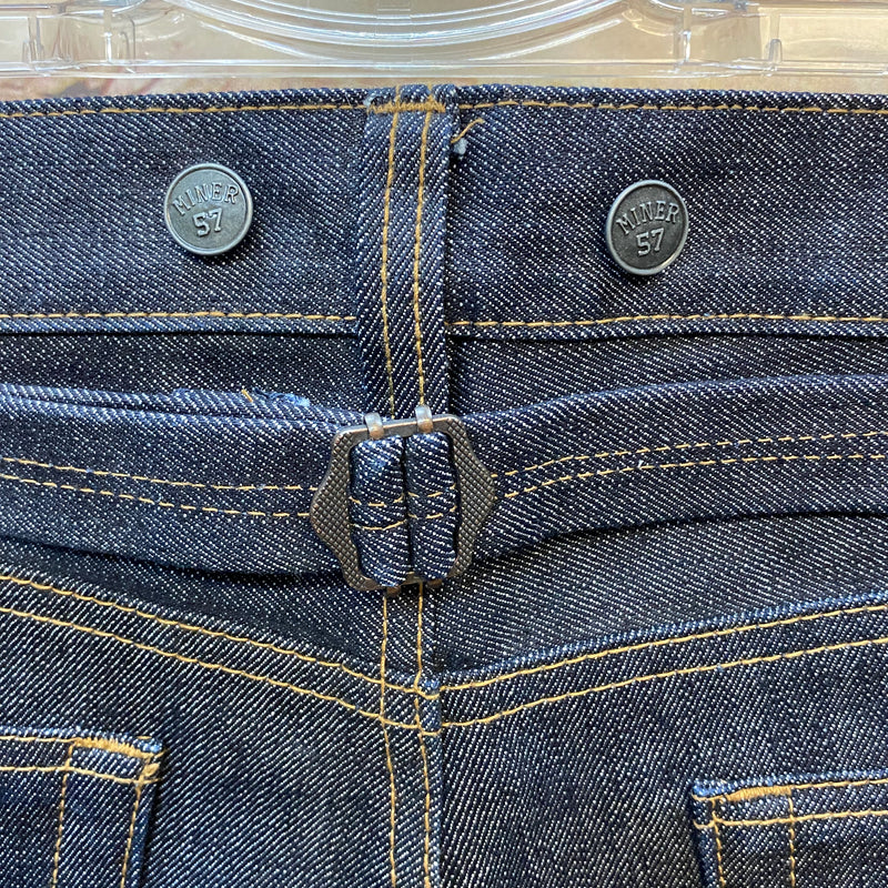 50er Jahre  Jeans, Trousers, Blue-Denim Gr.38