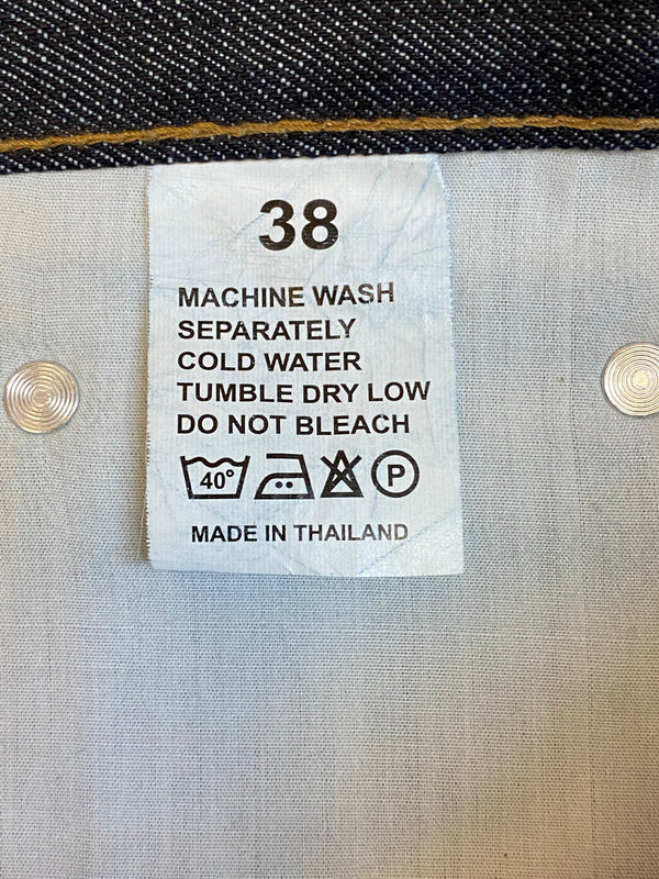 50er Jahre  Jeans, Trousers, Blue-Denim Gr.38