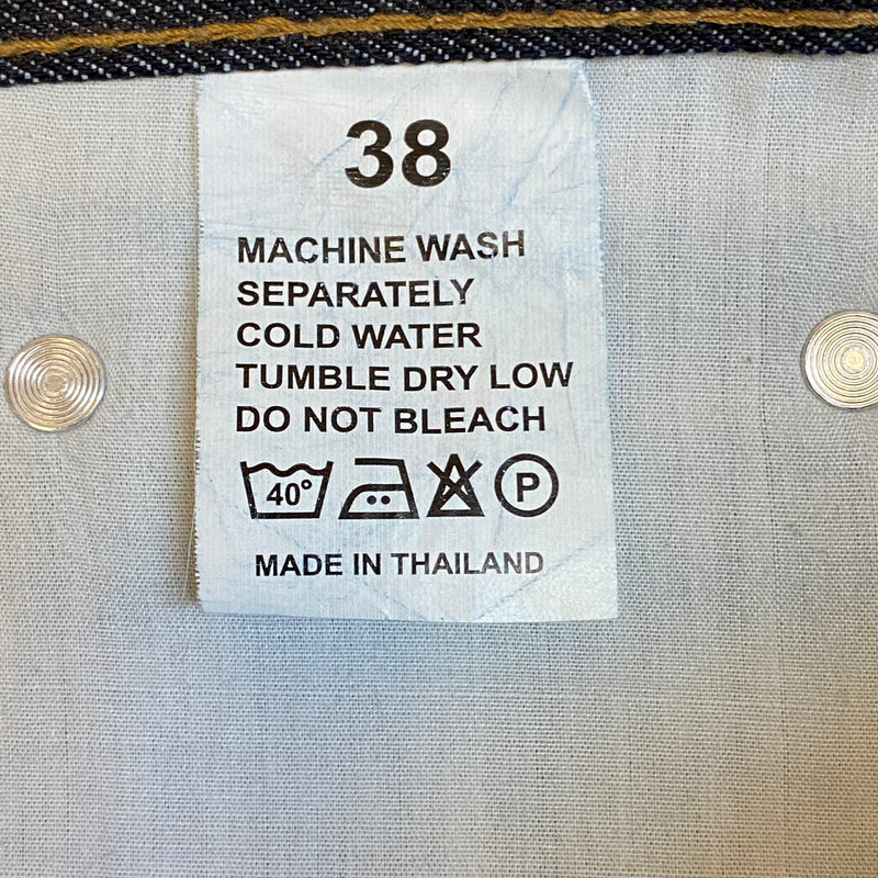 50er Jahre  Jeans, Trousers, Blue-Denim Gr.38