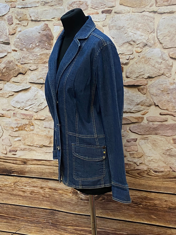 Jeansjacke Damen Gr.38 Blau Kurzjacke