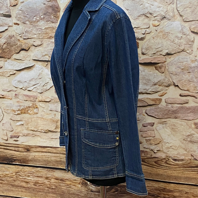 Jeansjacke Damen Gr.38 Blau Kurzjacke