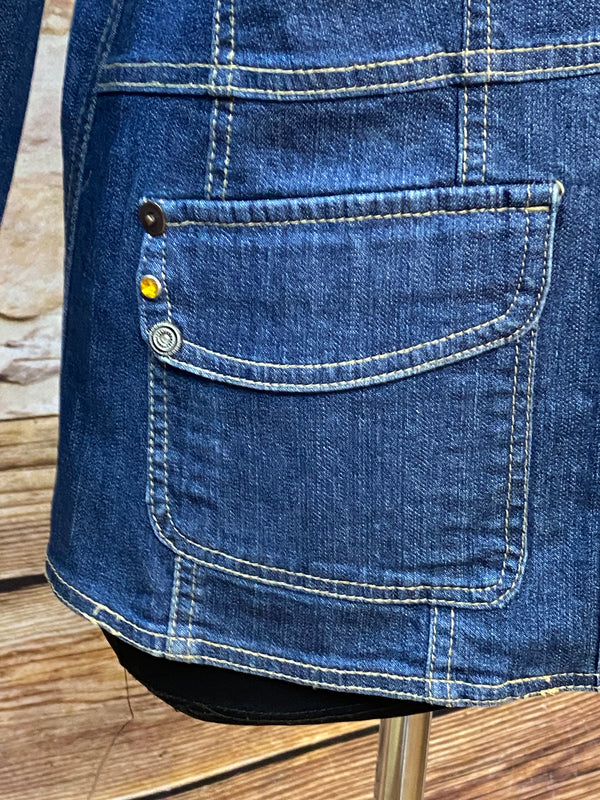 Jeansjacke Damen Gr.38 Blau Kurzjacke