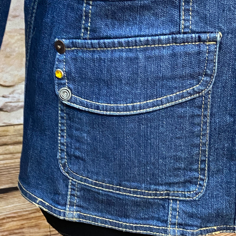 Jeansjacke Damen Gr.38 Blau Kurzjacke