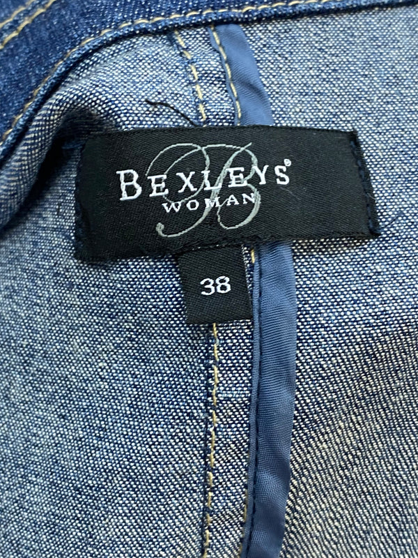 Jeansjacke Damen Gr.38 Blau Kurzjacke