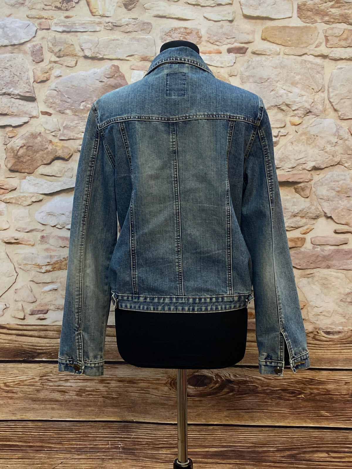 Veste en denim taille L veste vintage vêtements en denim pour femmes