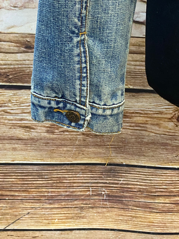 Jeansjacke Gr.L Vintage Jacke Damen Jeanskleidung