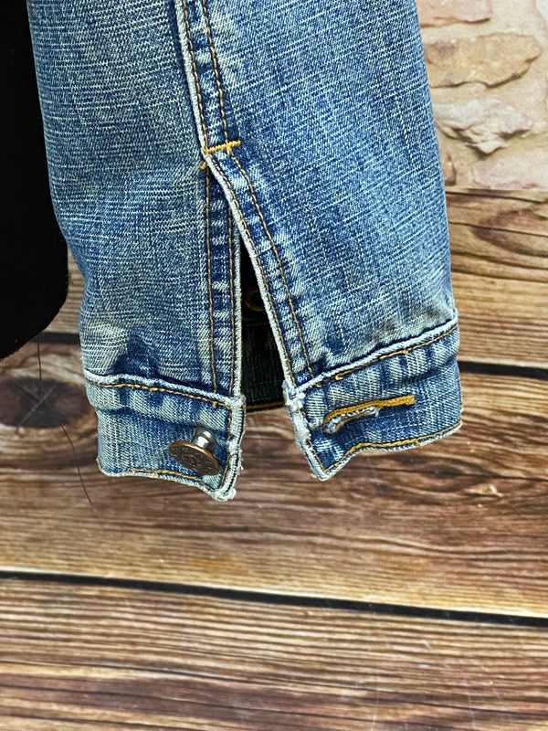 Jeansjacke Gr.L Vintage Jacke Damen Jeanskleidung