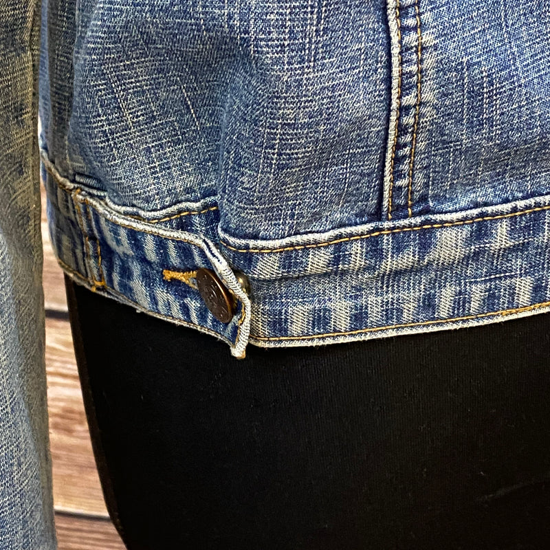Jeansjacke Gr.L Vintage Jacke Damen Jeanskleidung