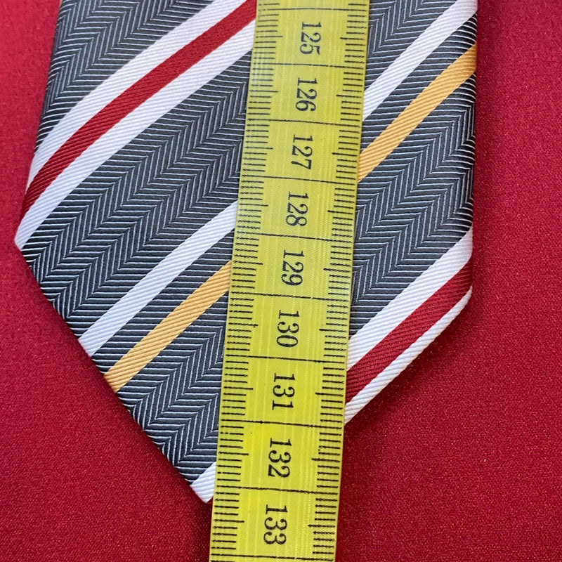 Jungen Krawatte grau gestreift – Kommunion