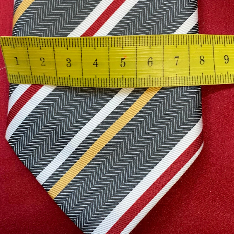 Jungen Krawatte grau gestreift – Kommunion