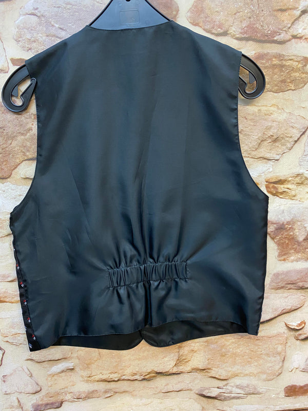 Festliche Jungen Weste Schwarz Gr. 146