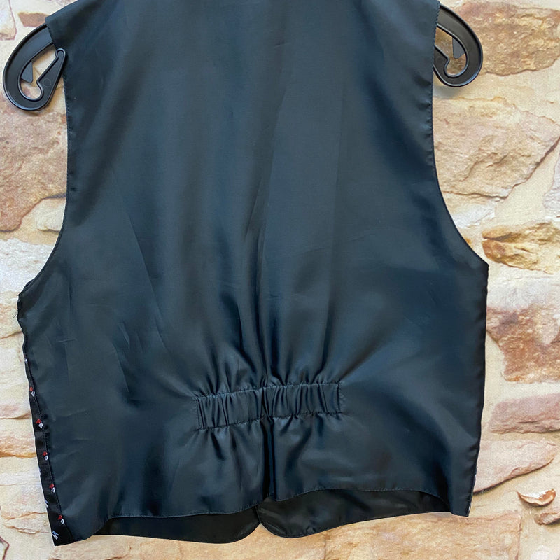 Festliche Jungen Weste Schwarz Gr. 146