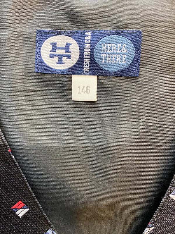 Festliche Jungen Weste Schwarz Gr. 146