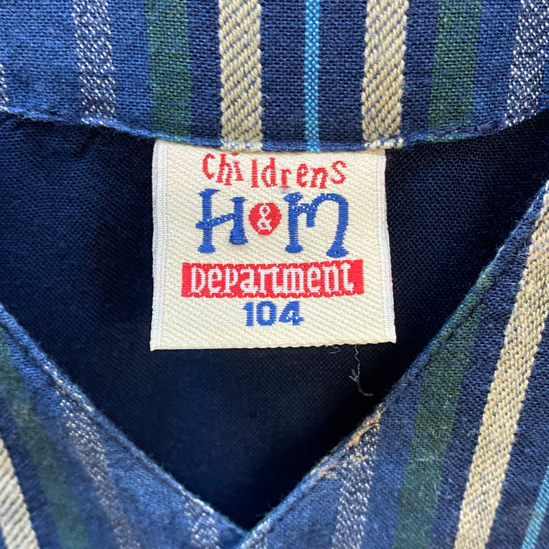 Jungenweste 20er Jahre Stil Blau Gestreift – Größe 104 – Vintage Look, Ansicht 3