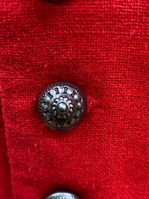Jungenweste Rot Schwarz – Größe 110/116 – Wollmix, Ansicht 3