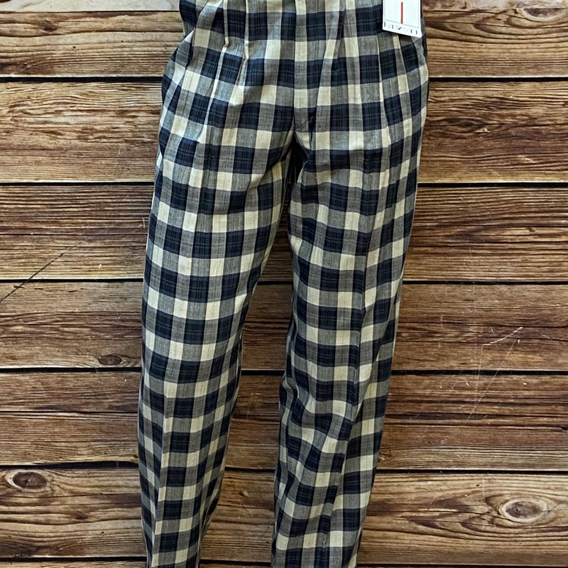 Bundfaltenhose Karomuster Herren Vintage