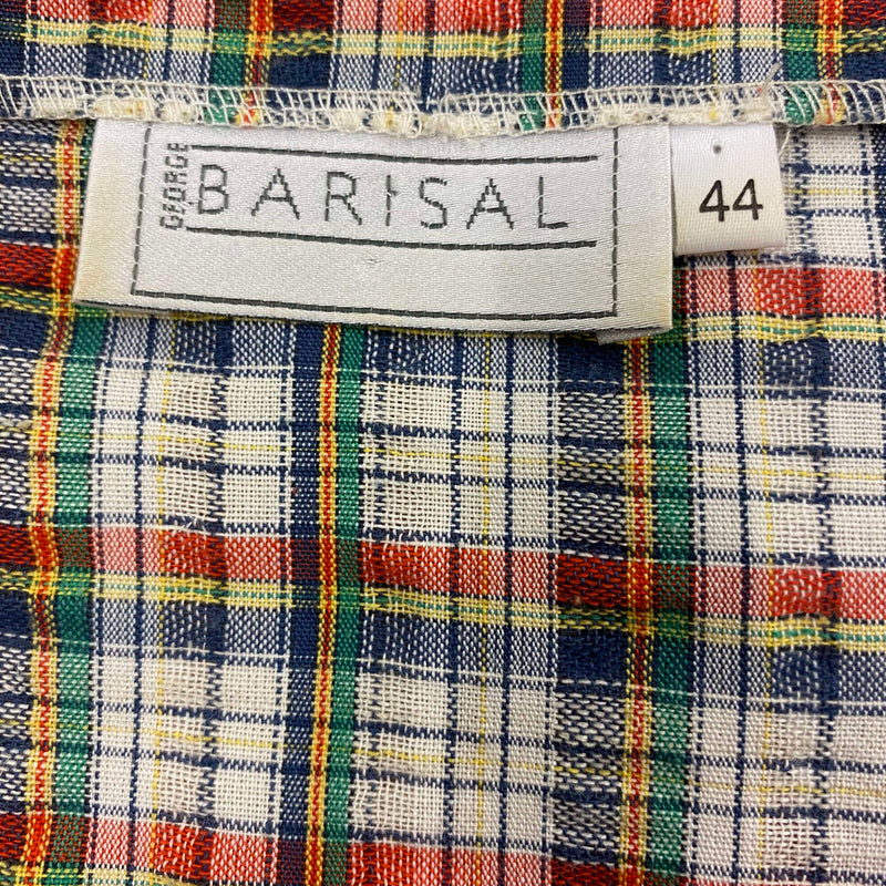 Trachtenbluse  – kariert im Landhaus-Stil  – Gr.44