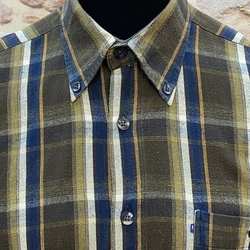 Kariertes Vintage-Hemd von King's Road Gr.39 Langarm