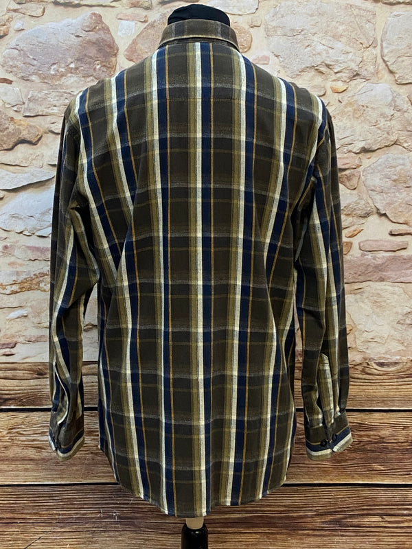 Kariertes Vintage-Hemd von King's Road Gr.39 Langarm