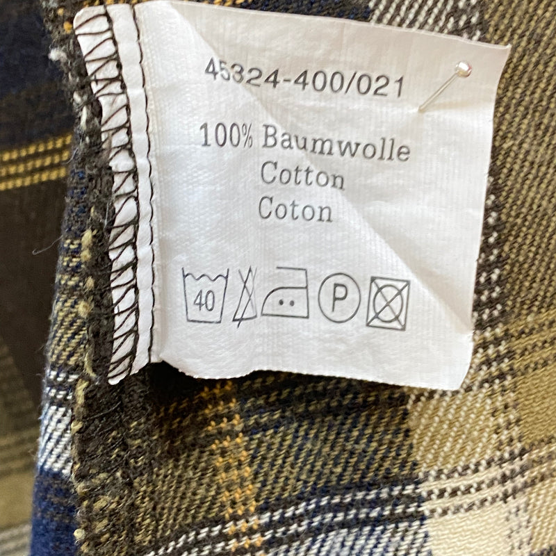 Kariertes Vintage-Hemd von King's Road Gr.39 Langarm