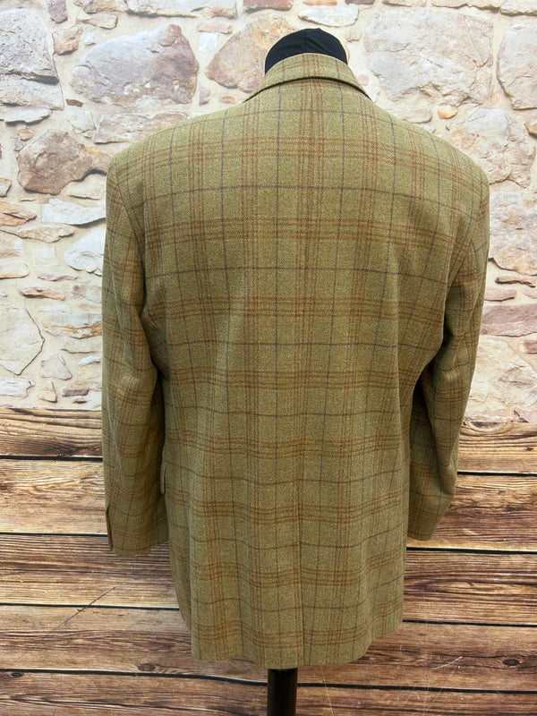 Karo-Tweed-Sakko Herren Gr. 50