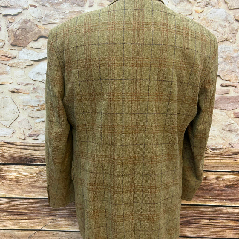 Karo-Tweed-Sakko Herren Gr. 50
