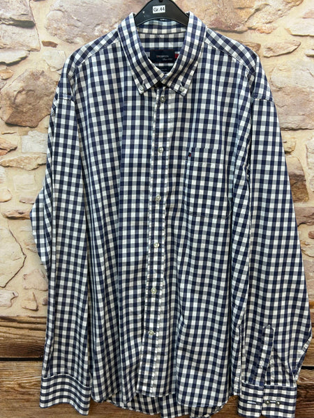 REDGREEN blau weiß kariertes Button-Down Vintage Hemd Gr.XXL