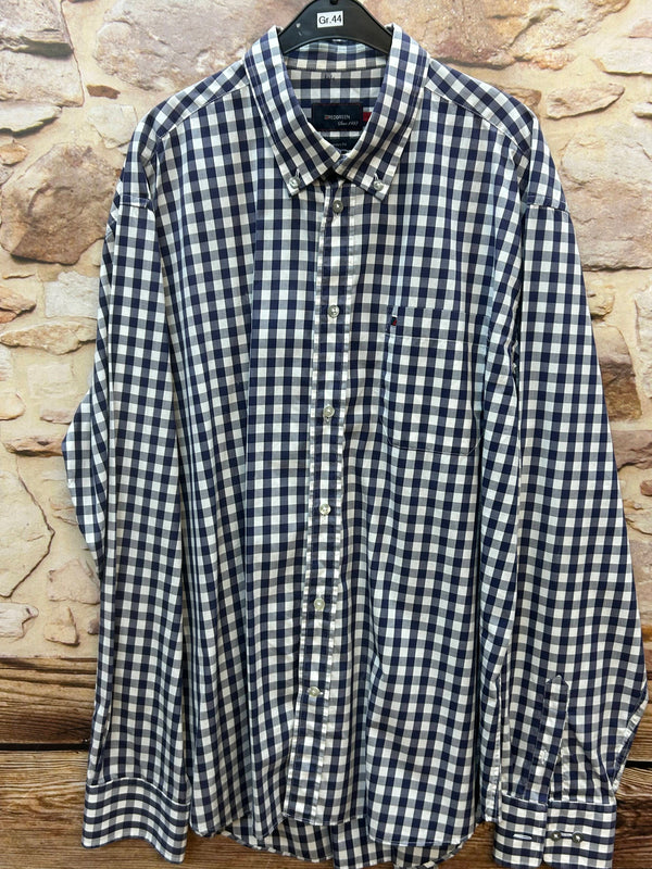 REDGREEN blau weiß kariertes Button-Down Vintage Hemd Gr.XXL