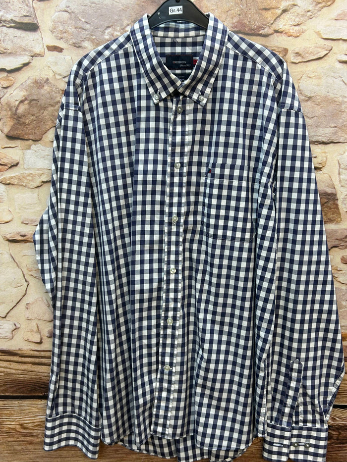 REDGREEN blau weiß kariertes Button-Down Vintage Hemd Gr.XXL