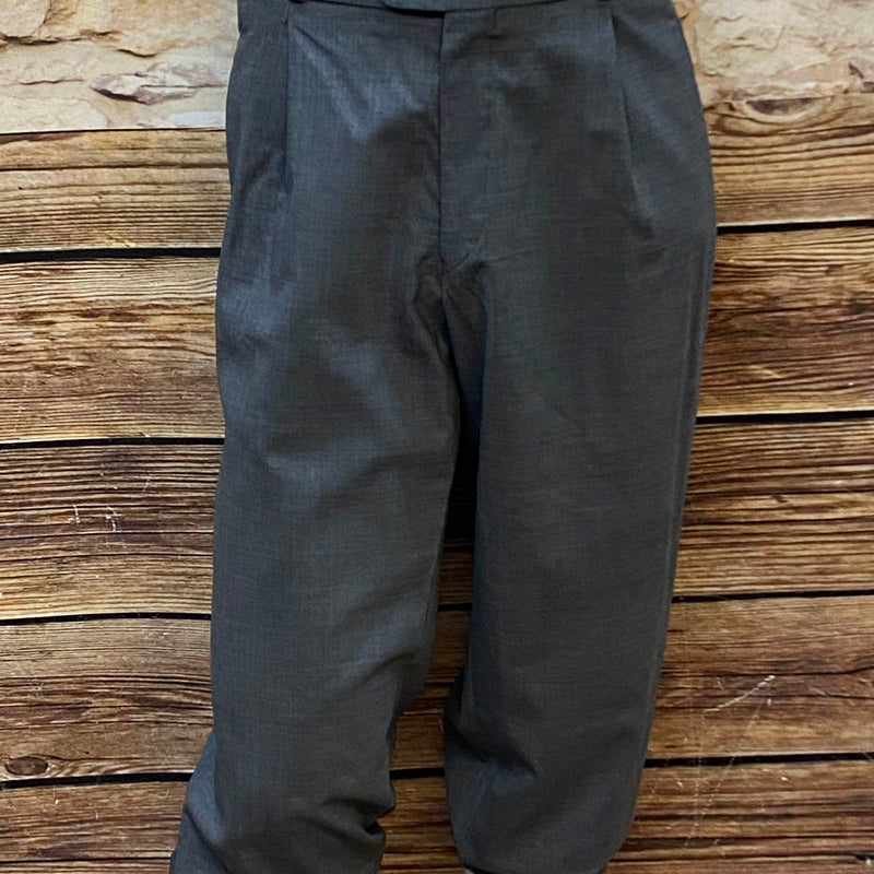 „Vintage Knickerbocker Hose grau im 1920er Jahre Stil – Vorderansicht