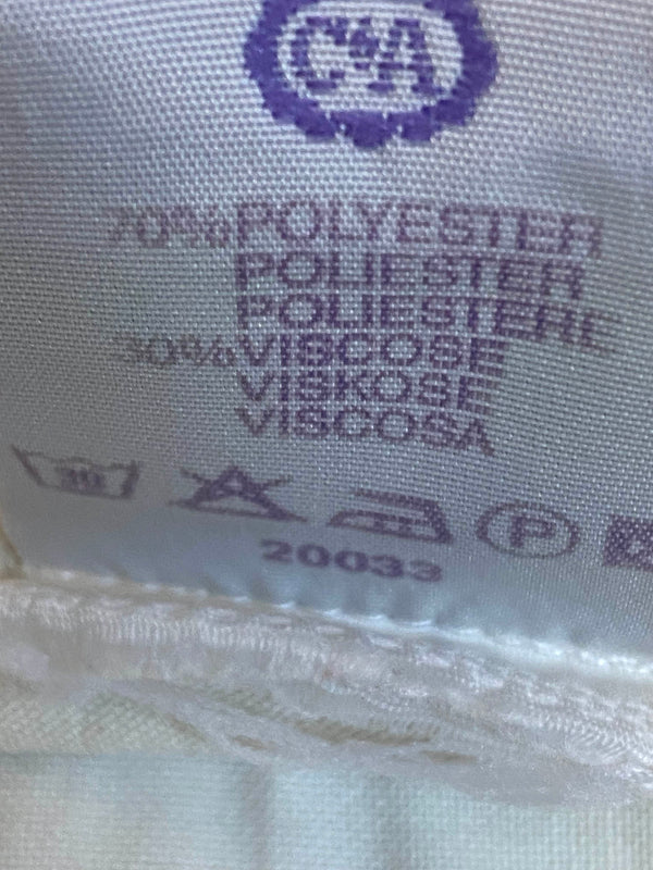 „Waschetikett 70 % Polyester 30 % Viskose – Knickerbocker Größe 54“