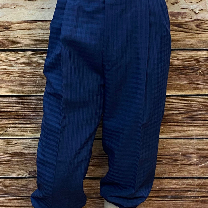Blaue Vintage Knickerbocker Hose im 20er Jahre Stil