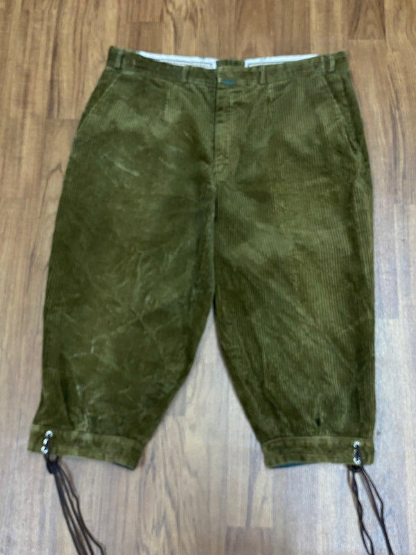 Grüne Kniebundhose Vintage Herren Gr.52, guter Zustand