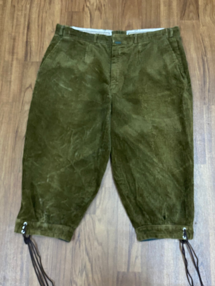 Grüne Kniebundhose Vintage Herren Gr.52