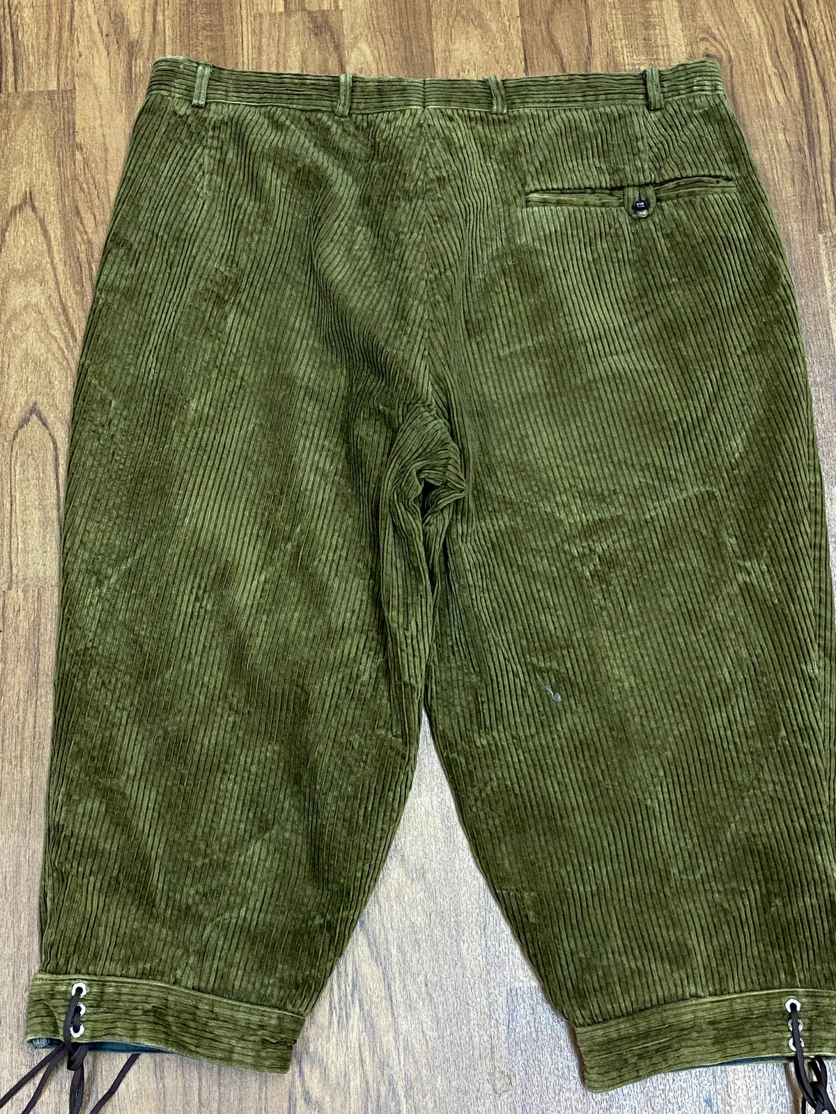 Grüne Kniebundhose Vintage Herren Gr.52