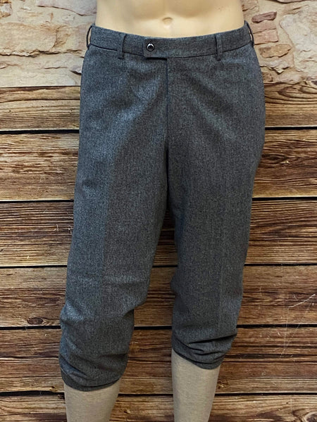 Graue Herren-Knickerbocker aus Schurwolle, Größe 54