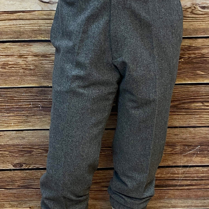 Graue Vintage Knickerbocker Hose im Look der 20er Jahre, Herren Größe 52